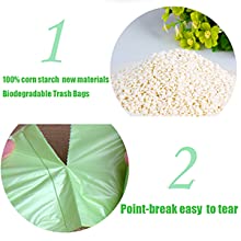 Bolsos de basura biodegradables