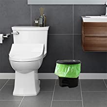 Bolsos de basura del cuarto de baño