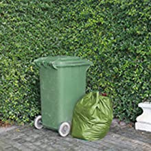 Bolsos de basura del parque