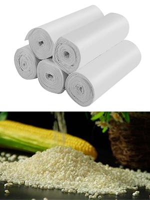 la basura empaqueta biodegradable