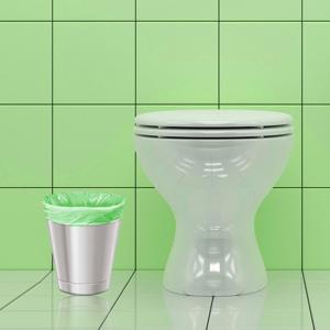 Bolso de basura del cuarto de baño