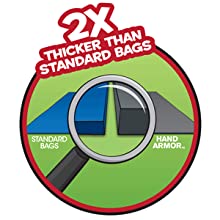 Bolso de basura abonable biodegradable modificado para requisitos particulares del lazo, bolsos de basura abonablees en el rollo con el lazo, cinta del drenaje 2