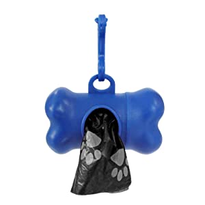 dispensador del bolso de la basura del hueso de perro