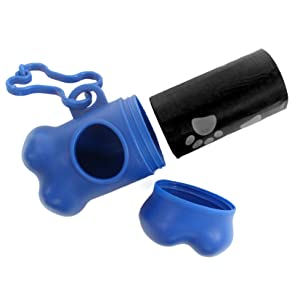 Dispensador del bolso de la basura del hueso de perro con la torsión del casquillo