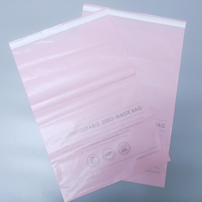 En13432 certificó aduana que el correo rojo impreso empaqueta el plástico de Compostible
