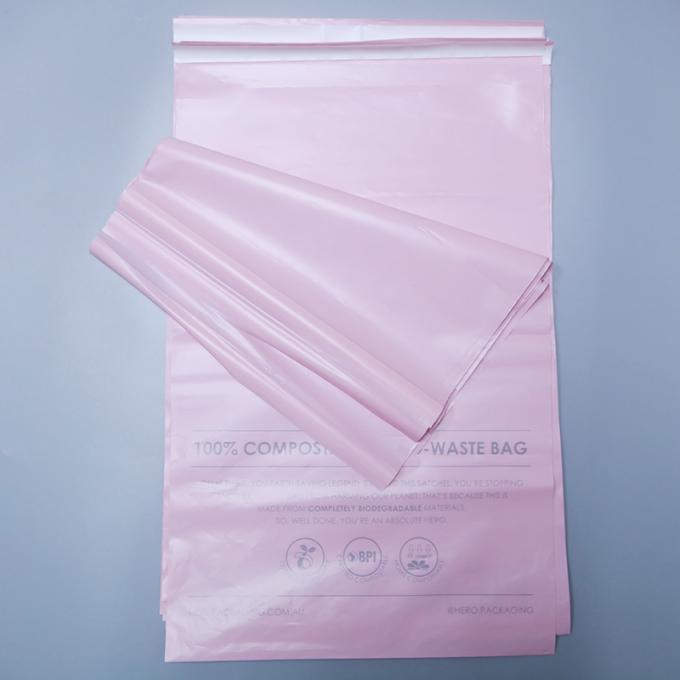 En13432 certificó aduana que el correo rojo impreso empaqueta el plástico de Compostible