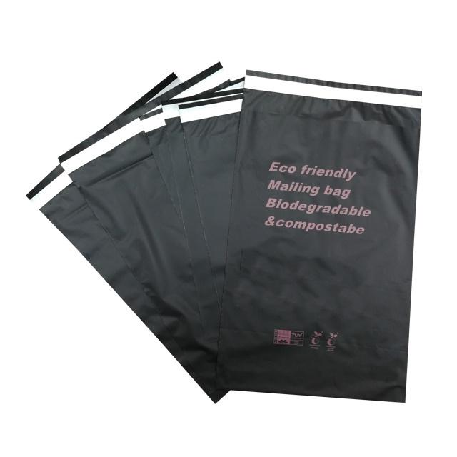 la maicena impresa de encargo hizo eco abonable biodegradable bolsos de envío plásticos