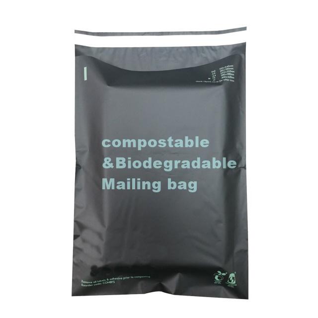 la maicena impresa de encargo hizo eco abonable biodegradable bolsos de envío plásticos