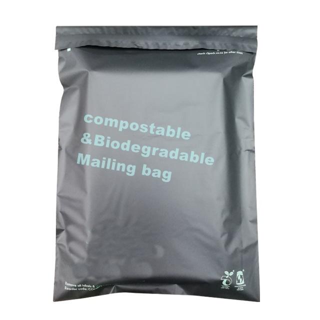 la maicena impresa de encargo hizo eco abonable biodegradable bolsos de envío plásticos