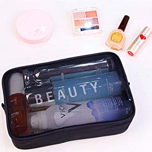 bolso grande del cepillo del maquillaje del sistema del bolso del maquillaje del pequeño del bolso del maquillaje del bolso bolso lindo claro cosmético del maquillaje