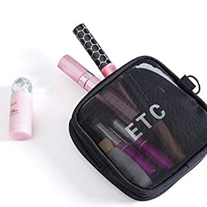 bolso claro del artículo de tocador del viaje del pequeño del maquillaje del bolso del viaje del maquillaje del bolso del maquillaje del bolso bolso claro del artículo de tocador