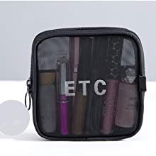 bolso grande del cepillo del maquillaje del sistema del bolso del maquillaje del pequeño del bolso del maquillaje del bolso bolso lindo claro cosmético del maquillaje