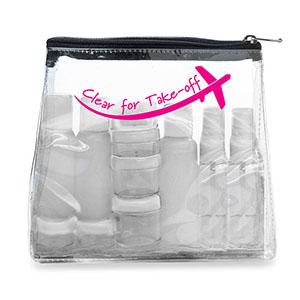 el tsa aprobó el bolso del artículo de tocador, bolso para las mujeres, bolso del artículo de tocador del tsa, botellas del viaje, Miamica del artículo de tocador