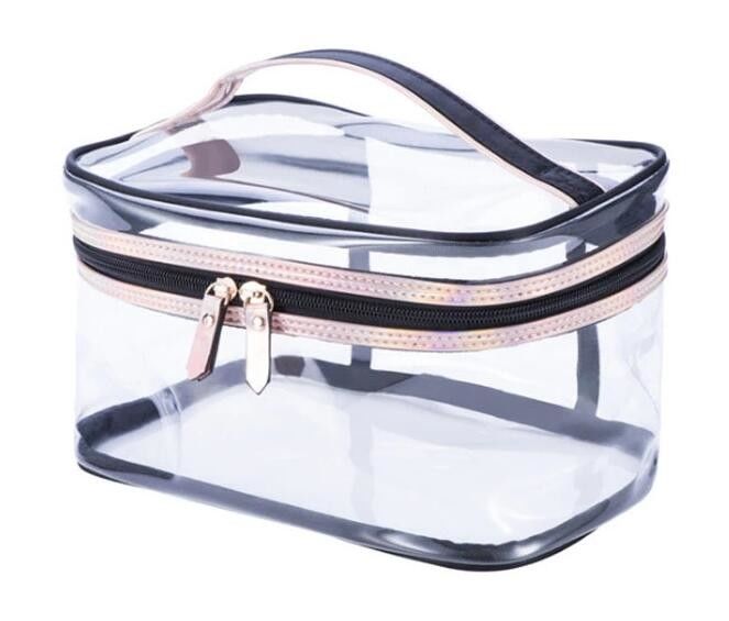 PVC Mini Plastic Cosmetic Bags, Tote Bags Printed Promotional cosmético