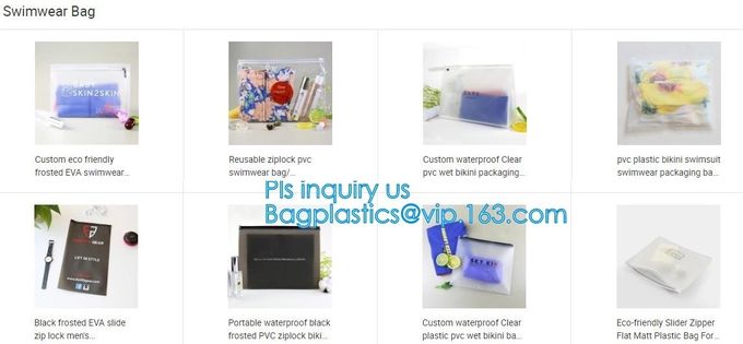 PVC Mini Plastic Cosmetic Bags, Tote Bags Printed Promotional cosmético
