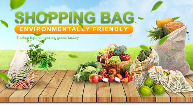 Bolso Tote Bag que hace compras de Mesh Net del algodón para las comidas