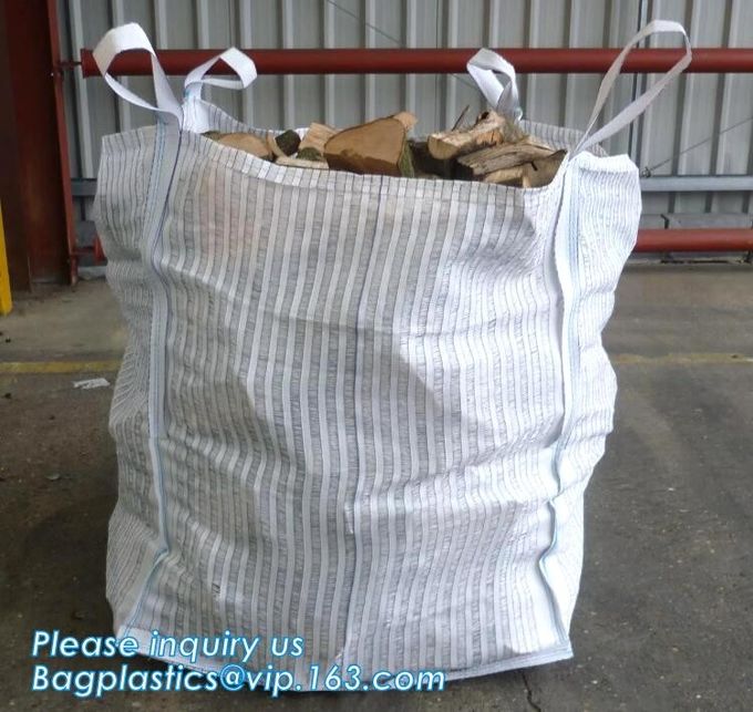 La arena que embala bolsos enormes de FIBC, las bolsas de plástico biodegradables recicla el envase