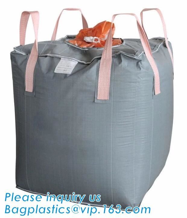 Los bolsos enormes de la tonelada FIBC del cemento refuerzan, los bolsos que hacen compras plásticos biodegradables
