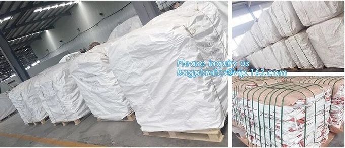  El canalón inferior FIBC de los bolsos enormes grandes del betún, bolso del trazador de líneas interno ventiló la respiración
