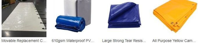 CUBIERTAS DE COLCHÓN DE CAPA AZULES DE COSTURA FUERTES DE LA PRENDA IMPERMEABLE PE, LONA MULTIUSOS PORTÁTIL REFORZADA DE POLYTHYLENE, DE NYLON