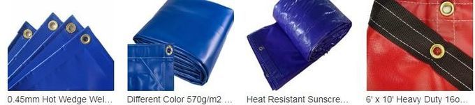 CUBIERTAS DE COLCHÓN DE CAPA AZULES DE COSTURA FUERTES DE LA PRENDA IMPERMEABLE PE, LONA MULTIUSOS PORTÁTIL REFORZADA DE POLYTHYLENE, DE NYLON
