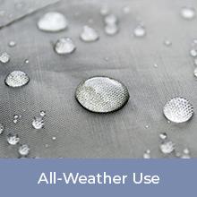 Los CARGCES CUBREN lona de lona de la LONA y de la FUENTE para el tejado, al aire libre, patio. Lluvia o Sun (reversible, de plata y negro) 0