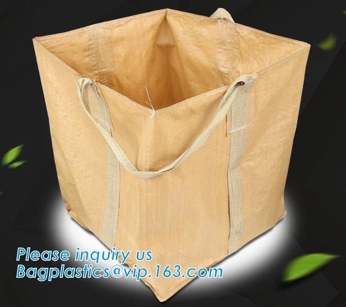 1 tonelada bolsos grandes tejidos PP de 2 toneladas que envían el bolso grande tejido Pp a granel enorme de los lazos del bolso 2