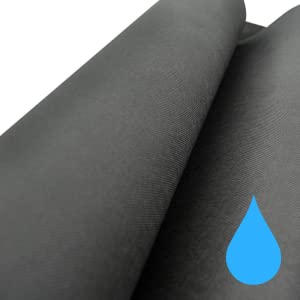 L&aacute;minas de pl&aacute;stico de 6 Mil Polyethylene Sheeting Roll Black, lona pl&aacute;stica, pajote pl&aacute;stico, barrera de la mala hierba, humedad concreta 1