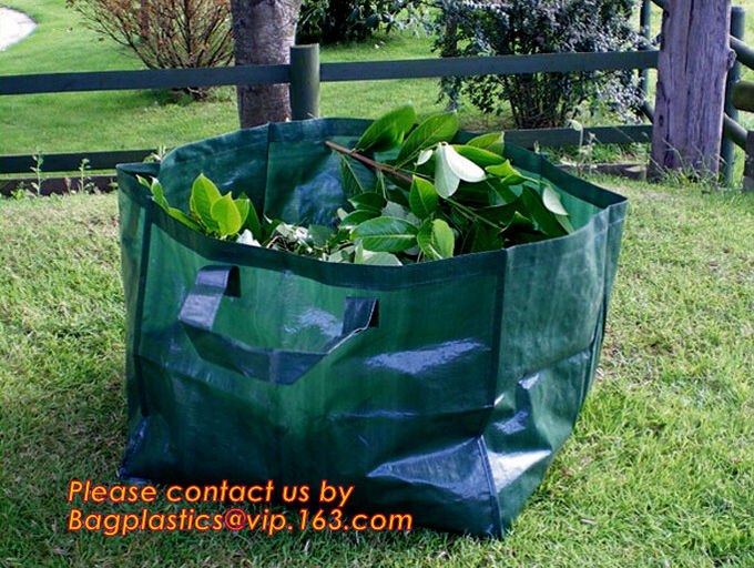 La patata crece la basura vegetal de la hoja de la tela de los Pp del envase del patio de los bolsos biodegradables del jardín