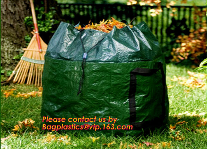La patata crece la basura vegetal de la hoja de la tela de los Pp del envase del patio de los bolsos biodegradables del jardín
