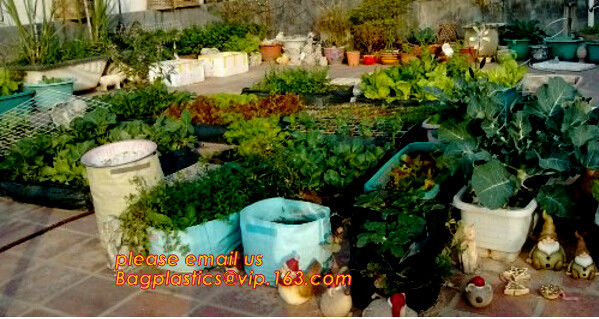 40 potes de la tela de la aireación de Gal Grow Biodegradable Garden Bags respirables con las manijas