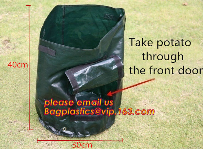 40 potes de la tela de la aireación de Gal Grow Biodegradable Garden Bags respirables con las manijas
