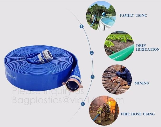 El jardín resistente despide PVC de soldadura gemelo EN13432 estático anti de la manguera