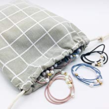 bolsa de lino del almacenamiento del algodón de la joyería