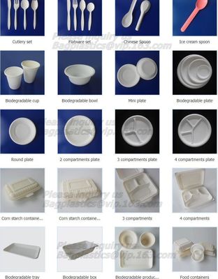 Compostable plastic vest handle bag shopping t-shirt bag, Biodegradable cornstarch eco friendly food waste bags