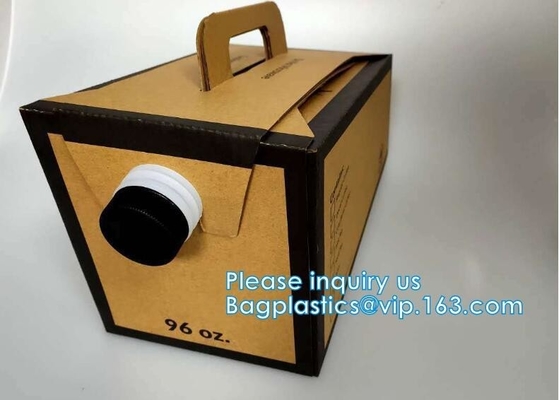96OZ/128Oz/160OZ/260OZ disposable Coffee bag in box with valve coffee box dispenser 2L/3L/5L hot coffee dispenser
