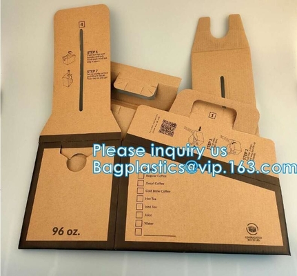 96OZ/128Oz/160OZ/260OZ disposable Coffee bag in box with valve coffee box dispenser 2L/3L/5L hot coffee dispenser