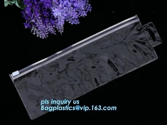 pvc zipper lock slider bag, Plastic slider zipper bag printed k plastic gift bag, slider zipper bag printed