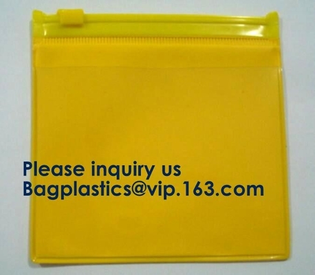 Slider Zip Lock Grip Seal Custom Size Logo PVC Slider Closure Mat Zipper Bag Socks Sealing Poly Bags bagease bagplastics