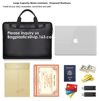Laptop Computer Bag, Laptop Tote Bag for Women Waterproof Business Bags,Fiberglass Waterproof Zip Lock Pouch Zipper pack