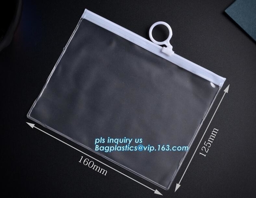 k bag with slider, underwear plastic bag with slider k, Slider Closure Zip PVC Pack Bag for Tower Clothing P