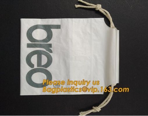 DIY drawstring christmas gift bag,Printed Plastic Drawstring Bag,custom printed small apple quality plastic drawstring b