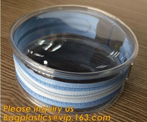 Tube Shape Transparent Holographic Pvc Toiletry Cosmetic Bag,Custom Holographic Shiny PVC Makeup Pouch Toiletry Storage