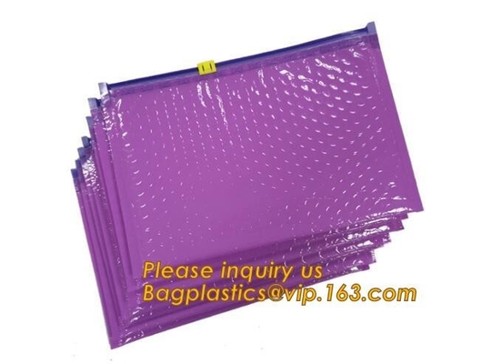 Hot sale customized Slider bubble bag, Reclosable Bubble zip lock packaging bag,Insulation Packing Bag Thermal 3D Box Li