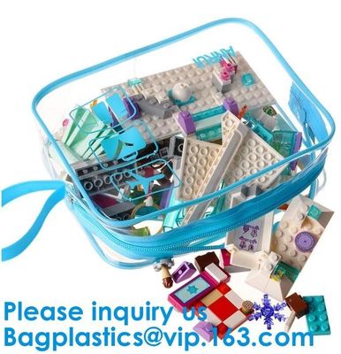 Vinyl Travel Toiletry Cosmetics Wash Pouch Cosmetic Bag Casual Daily Life Travel Vacation Holiday Make Up Bathroom Gym S