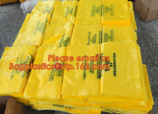 Medical Waste Bags, Red Infectious Waste Bags,Blue Soiled Linens Waste Bags,Yellow Infections Linens Waste Bags, bagease