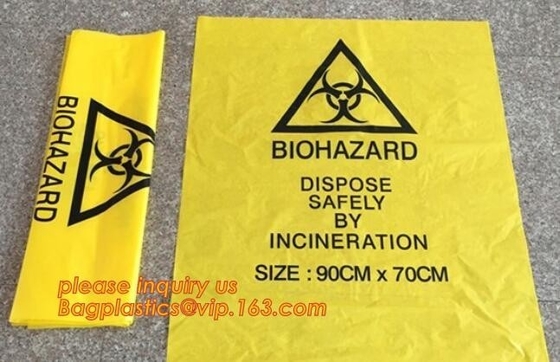 plastic biohazard medical waste bag, Biohazard Bags, Medical Waste Bags, Clinical Waste Bags LDPE medical plastic