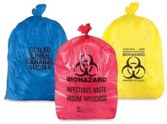 Biohazard Specimen Bag Autoclavable Biohazard Bags, Customized Autoclave Bag, Oversize Super-Thick Film Autoclavable Bio
