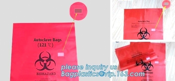 Autoclave Bag/Medical Autoclave Bag/Autoclave Specimen Bag, blood bags, Plastic k medical bags/biohazard plastic b