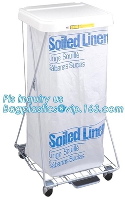 Hospital Rubbish Bag, Healthcare supplies, clinic waste disposal Hazardous Waste Yellow Plastic Bag Asbestos Garbage Bag